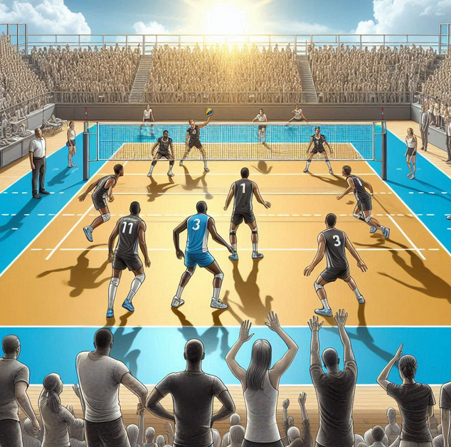 Ukuran lapangan bola voli