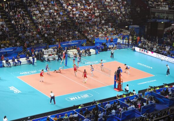 Ukuran Lapangan Bola Voli.